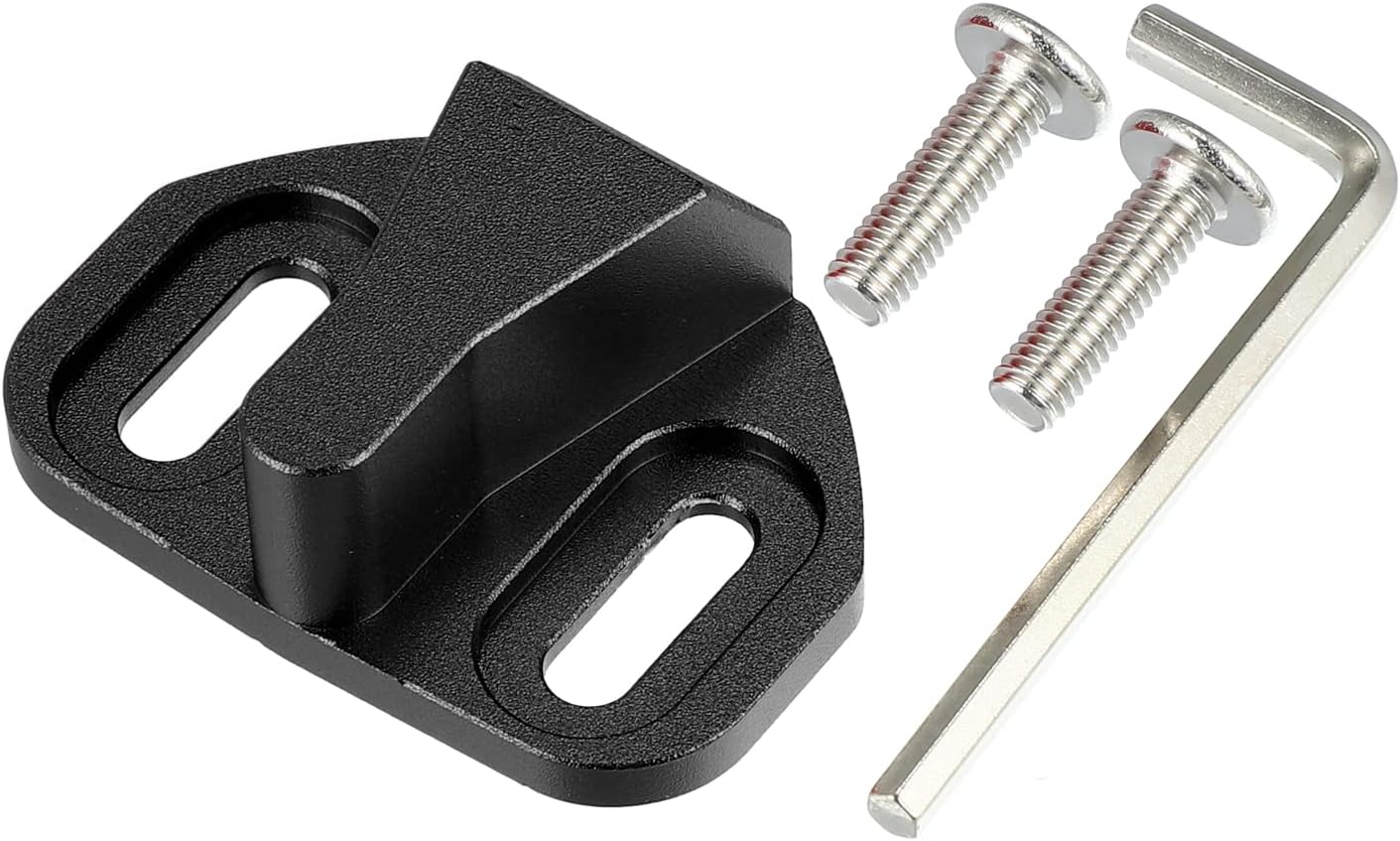 X AUTOHAUX Door Tailgate Lock Buckle for Toyota Fj Cruiser Xf10 2007-2020 Land Cruiser Prado Fj120 Fj150 2003-2022 Rav4 Stopper Protection Striker Limiting Move Solve Aluminum Alloy Black
