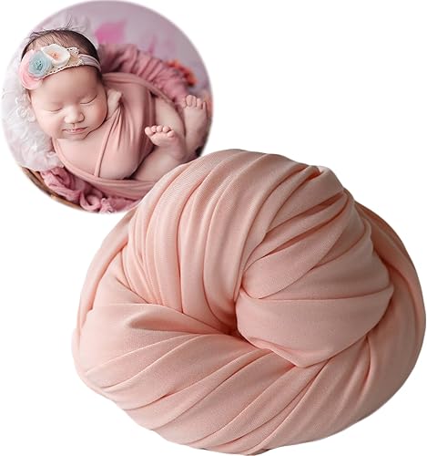 Miniatura 8 de Envoltura elástica para fotografía recién nacida, para bebé, accesorios de fotografía, manta elástica para bebé (verde)