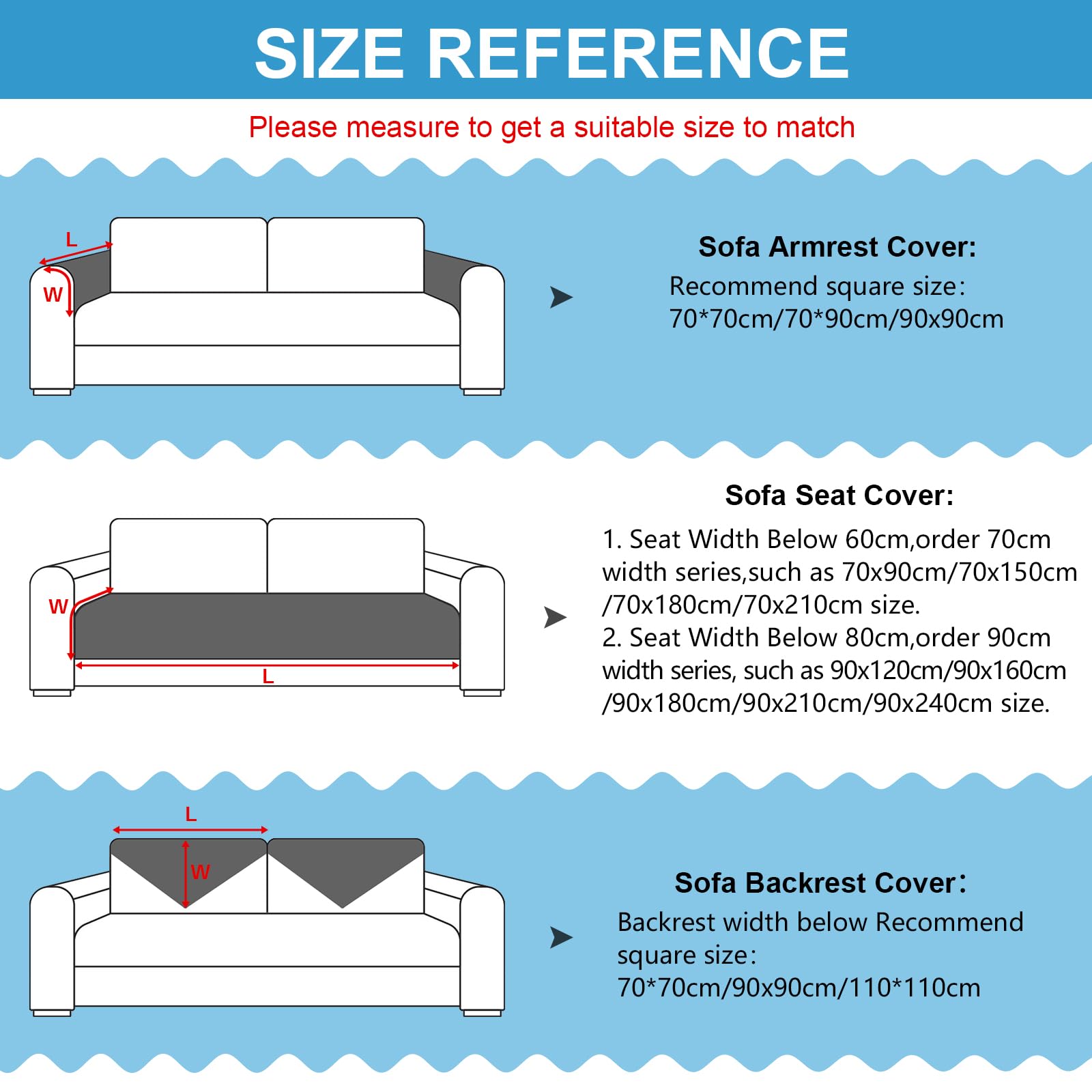 Soft Chenille Sofa Cushion Covers, New Four Seasons Non Slip Sofa Covers 1 2 3 4 Seater Couch Covers - Image 2