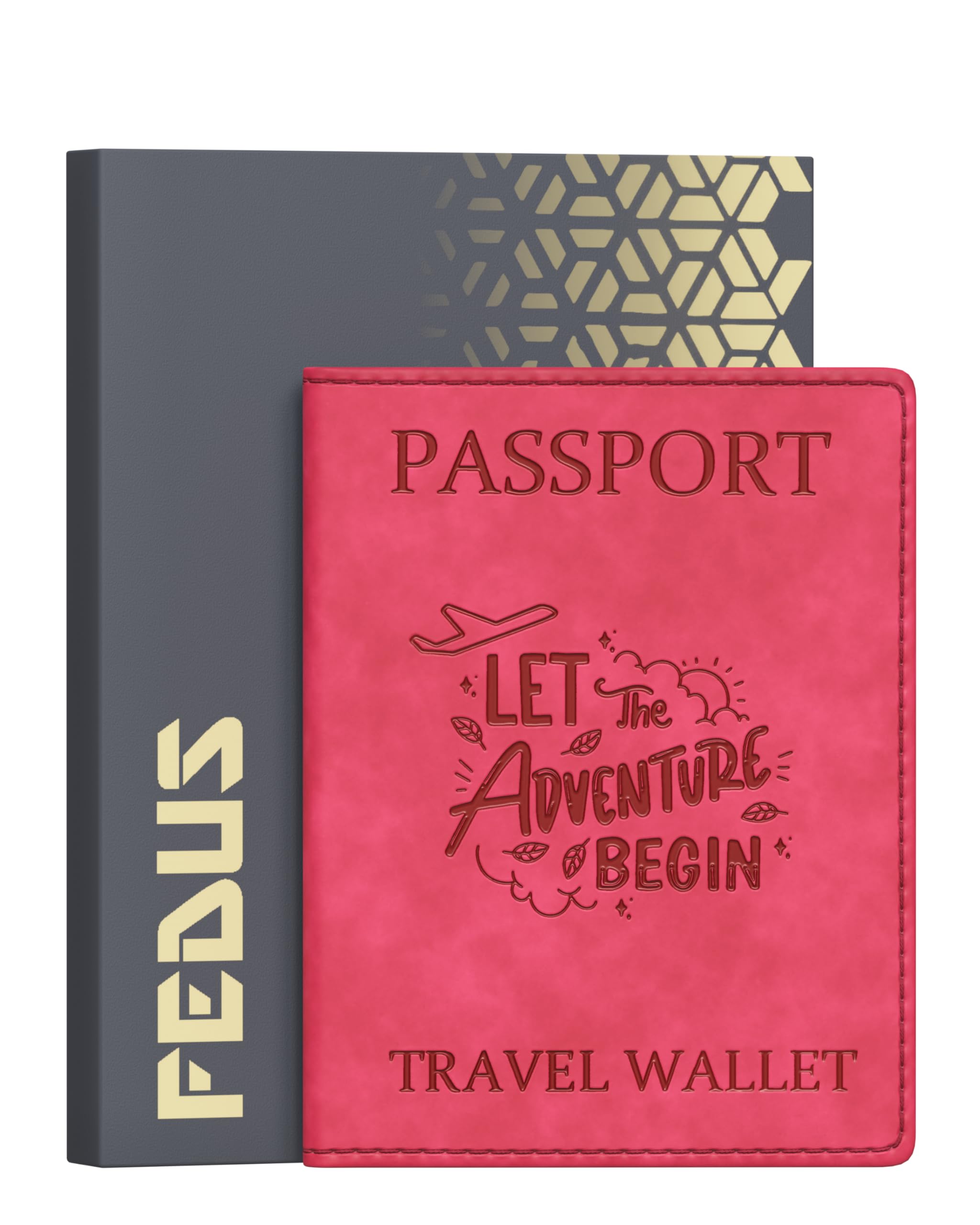 FEDUS Premium Passport Holder for Men and Women Passport Cover Case Wallet with Credit/Debit Card, ID Card, Ticket, Currency, Boarding Pass Slots, RFID Protected Travel Document Accessories Organiser. (B0CNN5ZSQT) Amazon Price History, Amazon Price Tracker