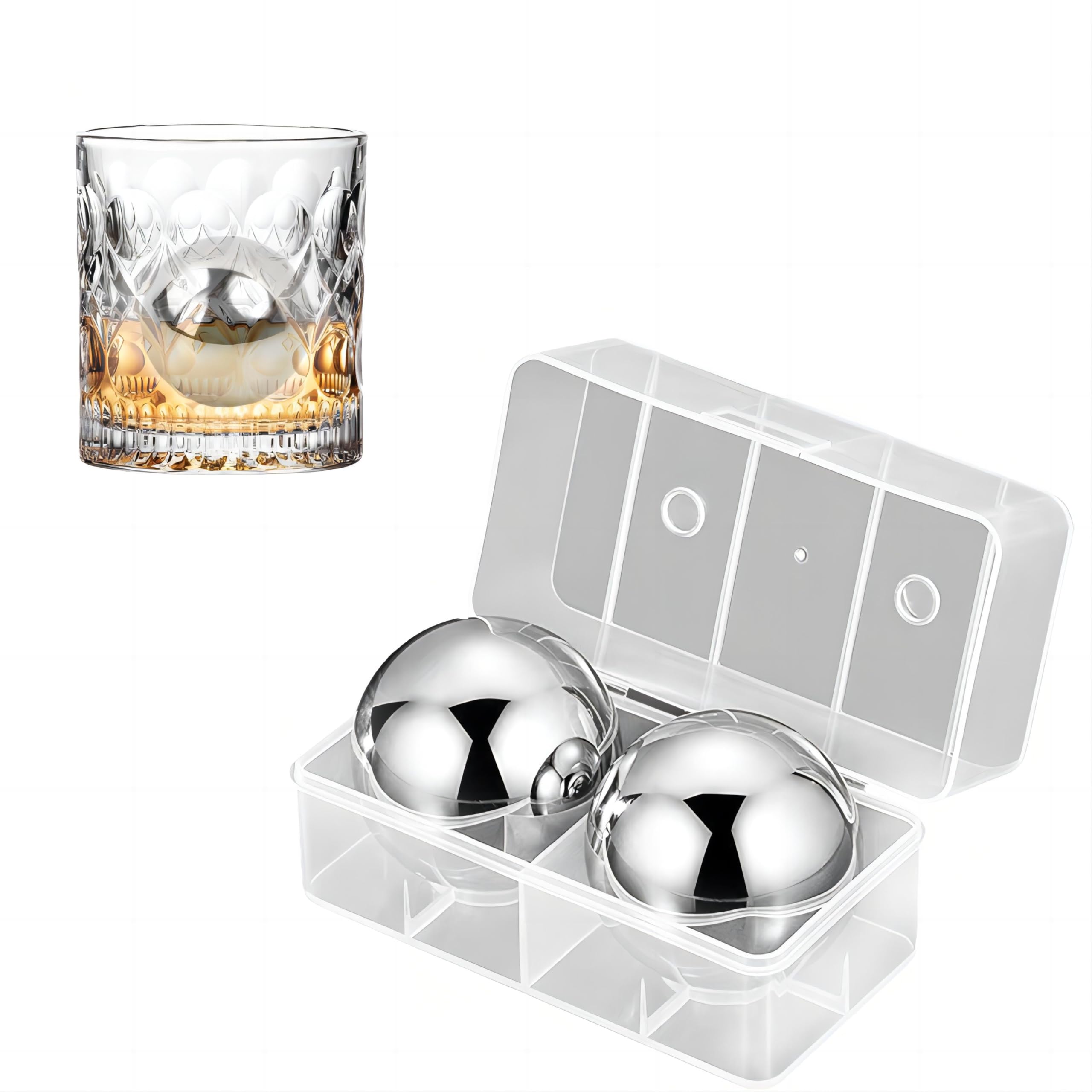 Nuovo Designer In Acciaio Inox Cubetto Di Ghiaccio Chiller In Pietra Di Whisky I