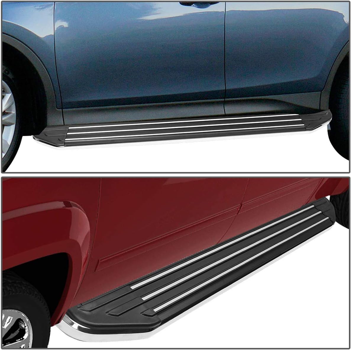 DNA Motoring RNB-802 Side Step Nerf Bar Running Board