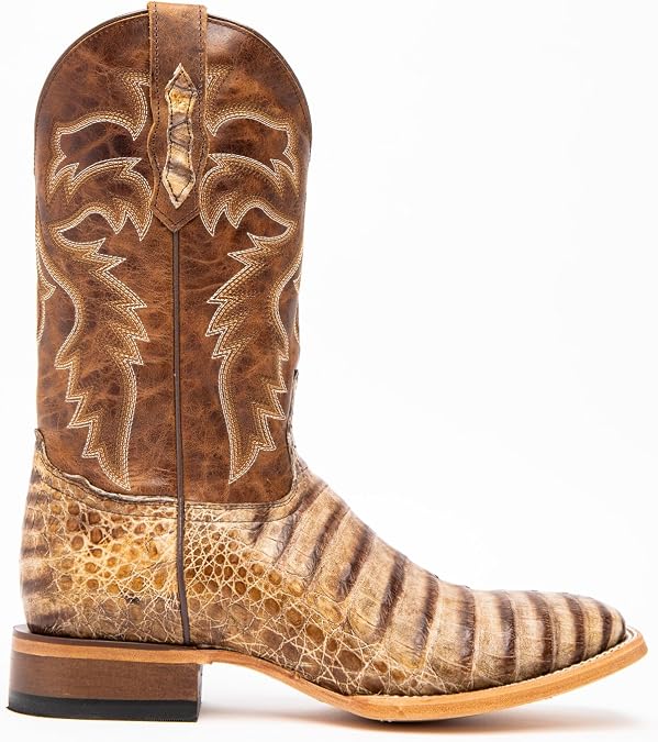 Cody James Men's Men'S Caiman Belly Western Boot Broad Square Toe - Bb90