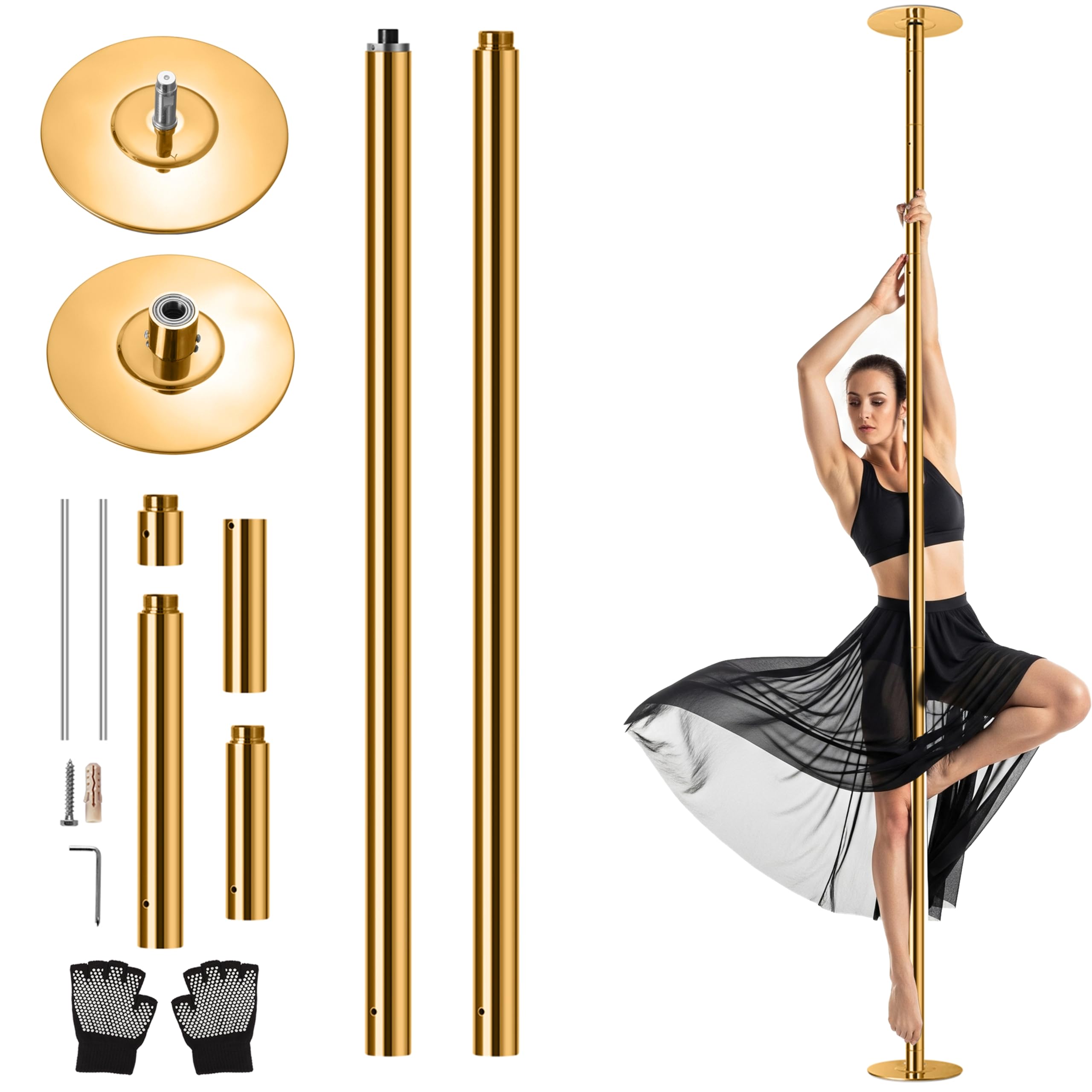Barra pole dance de ejercicio para aprender pasos de baile en casa 7