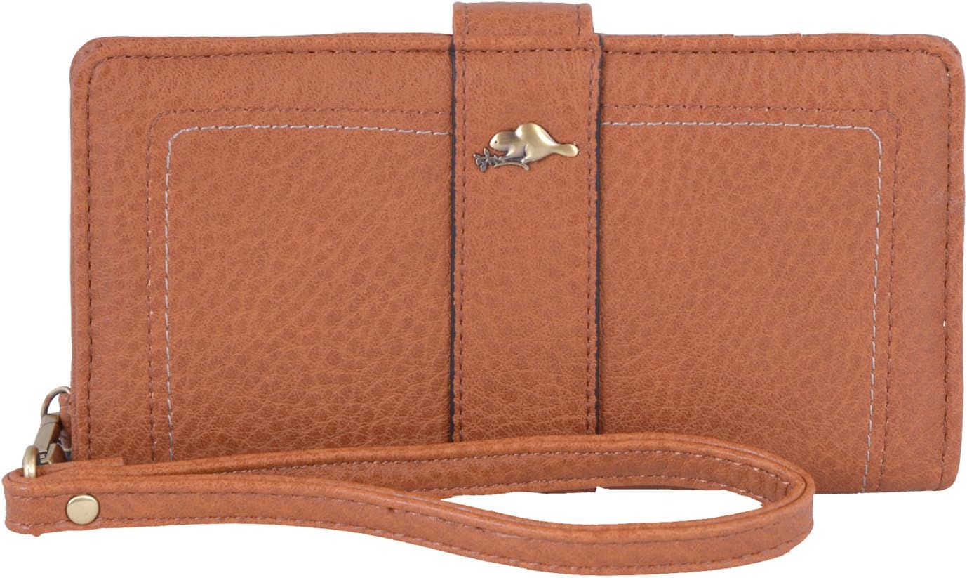 RFID Protected Wristlet Clutch Wallet