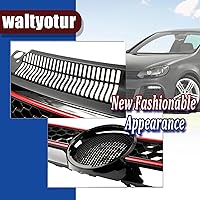 Vista 4 de Reemplazo de malla de panal de rejilla de capó superior delantera para Golf MK6 2010 2011 2012 2013