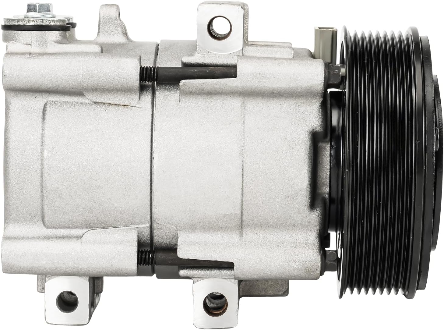 471-8121 58152 AC Compressor Fit for f150 1997-2003 4.6L f350 Super Duty 1999-2001 2003-2007 6.8L, f250 1997-1999 4.6L, New Air Conditioning Compressor Automotive