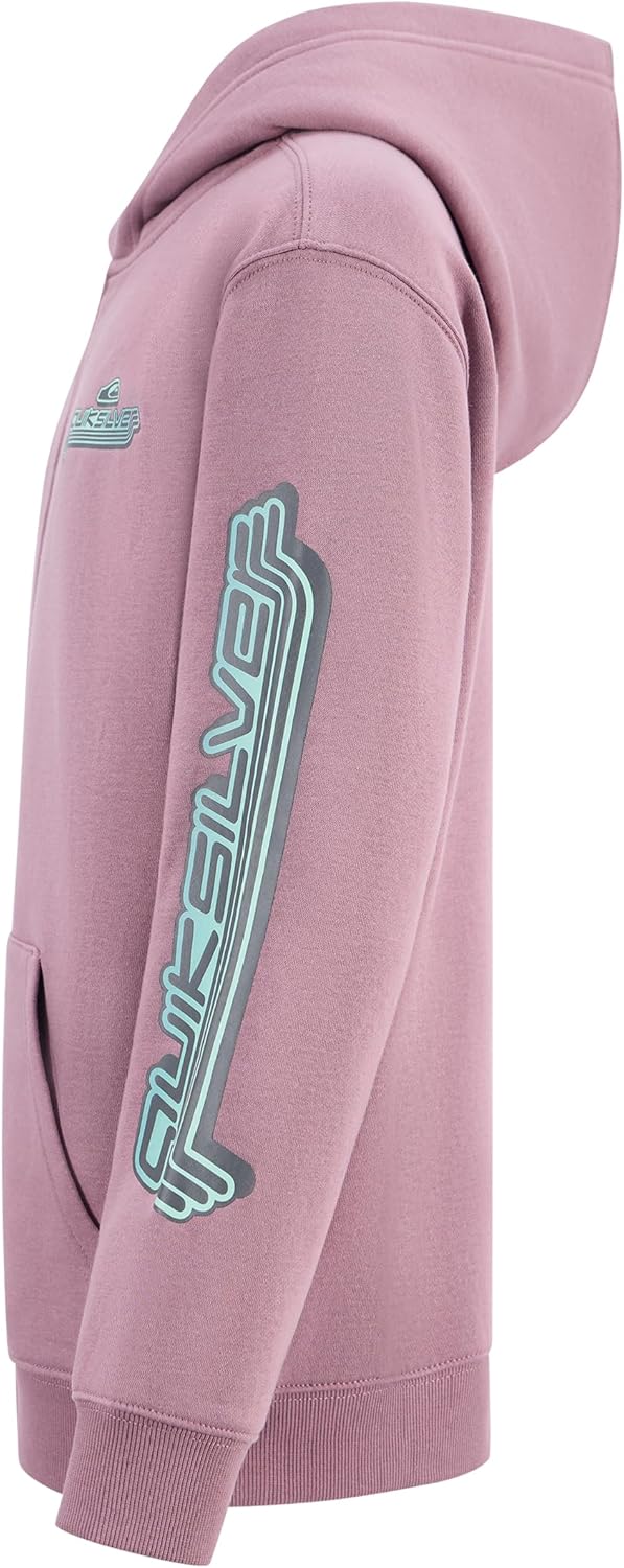 Quiksilver boys Full-zip Fleece Hoodie Sweatshirt With Front Pouch Pocket - Image 2