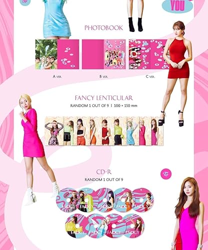 Vista 2 de TWICE FANCY YOU THE 7th Mini Album B Ver. Incl. PHOTO BOOK+FANCY LENTICULAR+PHOTOCARD+FANCY STICKER+STORE GIFT CARD