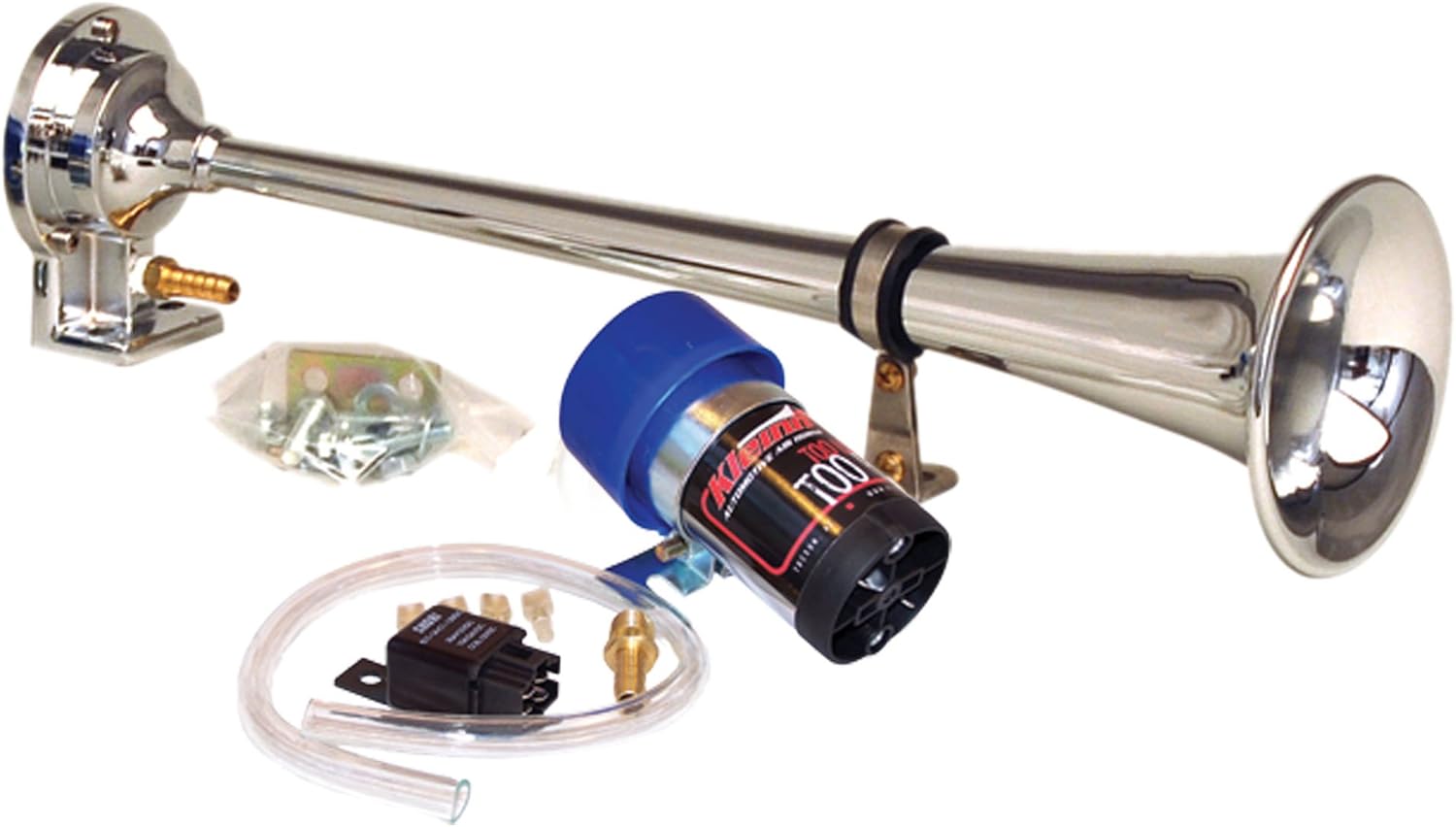 Kleinn Air Horns 6127 Chrome Direct Drive Single Air Horn Kit, Air
