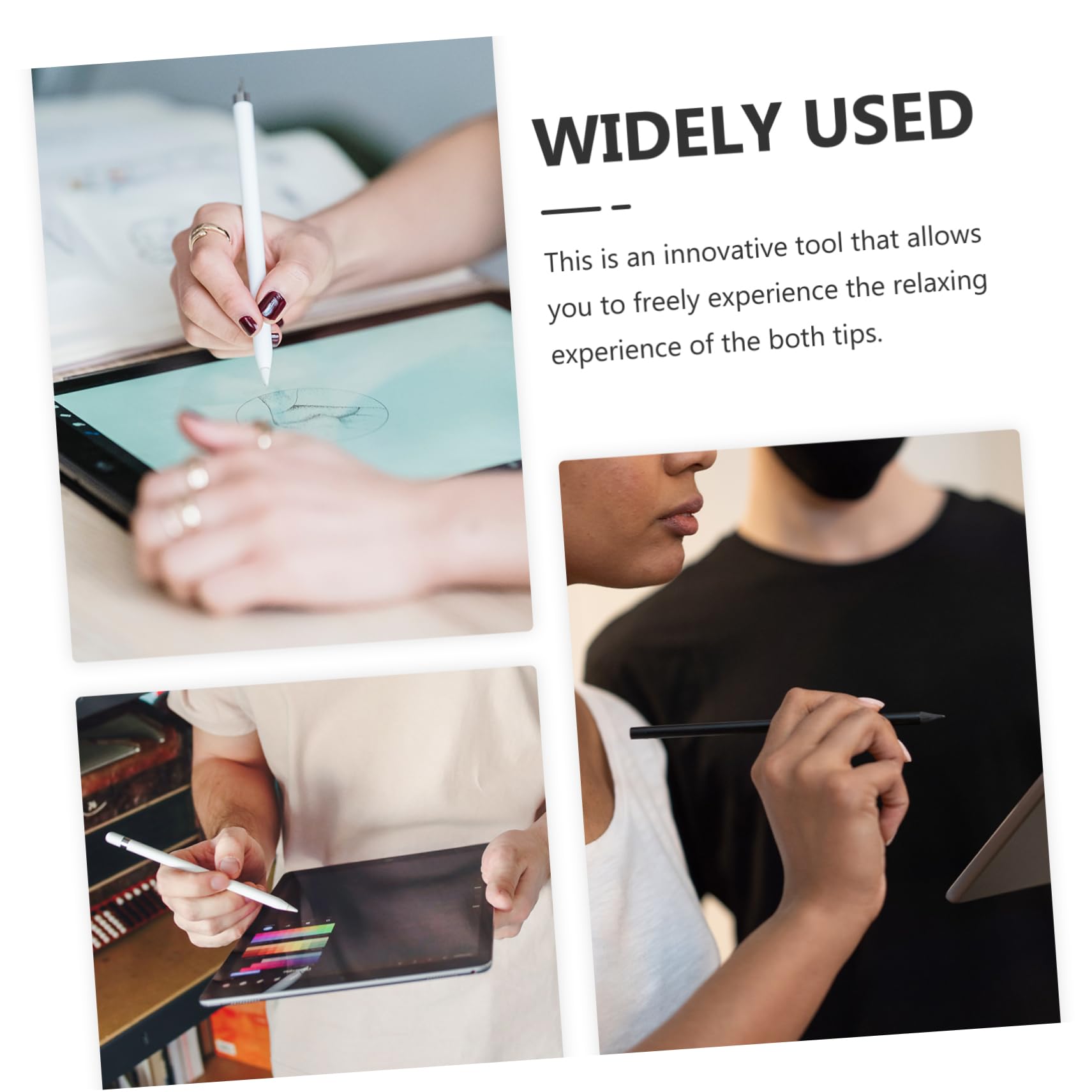 DOITOOL 21 Piezas lápiz óptico Capacitivo Pluma Escritura Tableta Aguja Lapiz Rojo Light Stylus Pen lápiz Capacitivo del teléfono lápiz Estilo Pluma Pantalla táctil Pluma Escribir