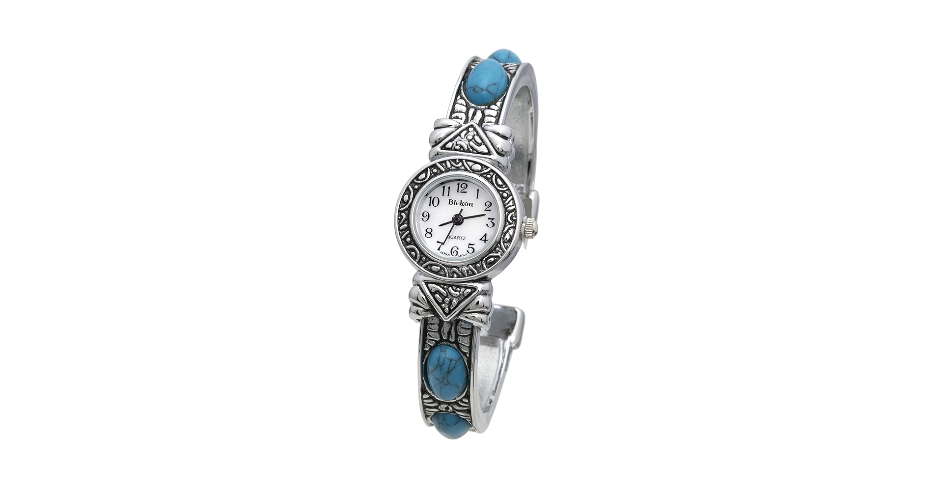 Amazon.com: Blekon Stone Studded Watch for Women, 22mm Case