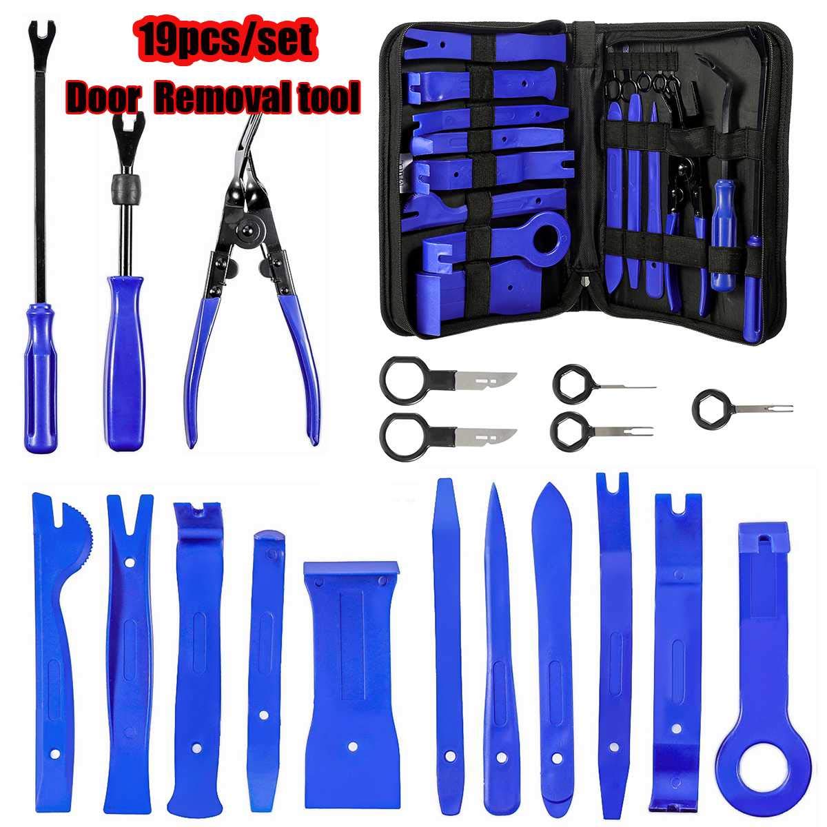 Buy AUCD 19pcs Car Trim Removal Tool Auto Door Panel Removal Tool Set
