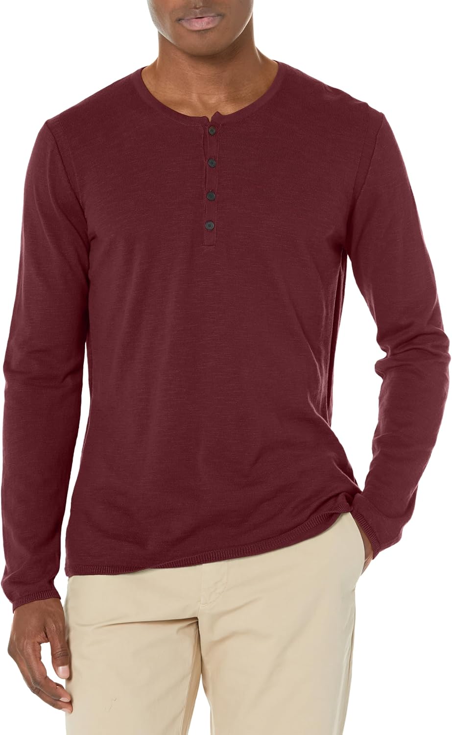 John Varvatos Men's Parker Long Sleeve Henley