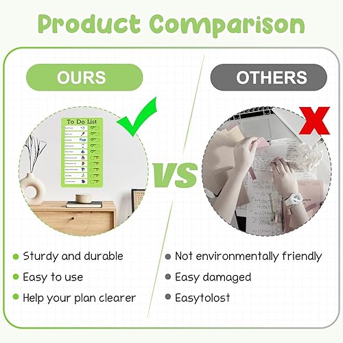 Miniatura 3 de Artoshin Juego de tablas de tareas para niños, tablero de lista de verificación diaria, planificador de rutina para el hogar, tableros de mensajes