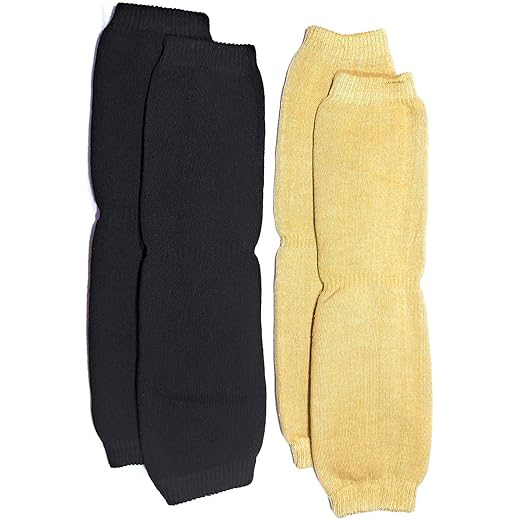 Cotson Unisex Woolen Knee Warmers - Pack of 2 Pairs