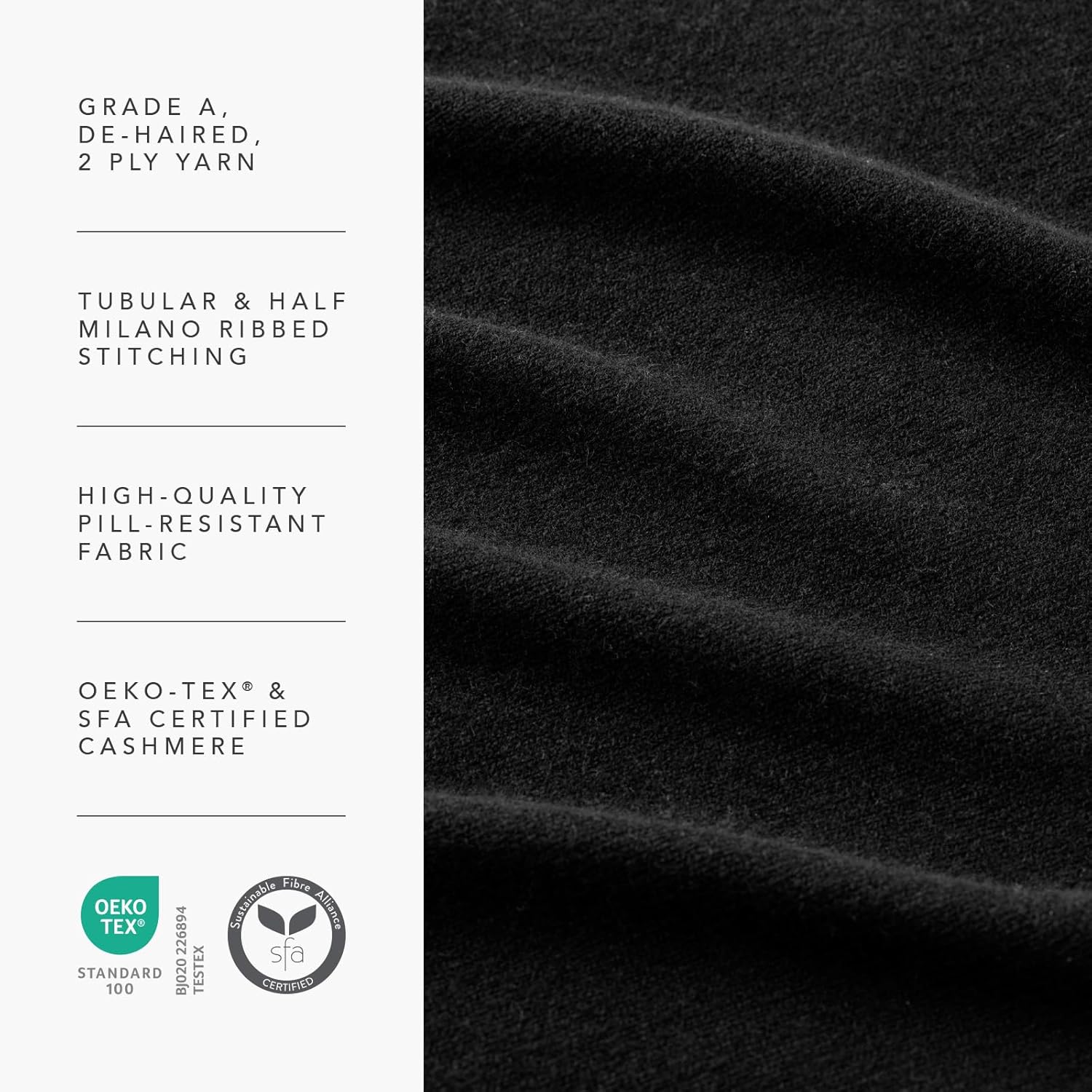 Fishers Finery Women's 100% Cashmere Knit Poncho - Image 6