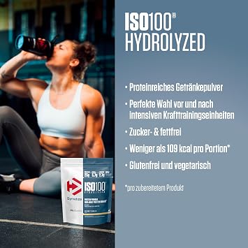 Dymatize ISO 100 Hydrolyzed Gourmet Vanilla 570g - Whey Protein Hydrolysate + Isolat Pulver