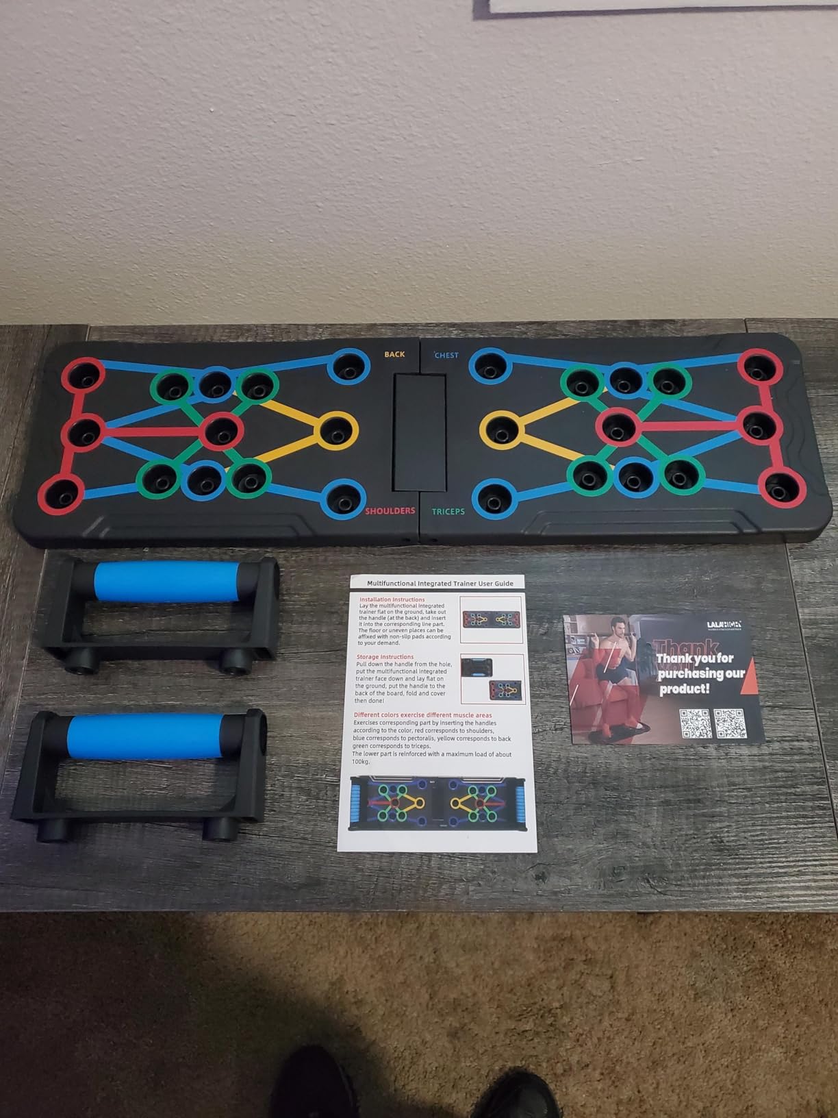Easy to use, great work out, portable and sturdy.