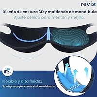 Vista 3 de REVIX Wisdom Teeth - Bolsa de hielo para la cabeza con bolsa de hielo de mandíbula de costura 3D para cirugía oral facial, alivio del dolor