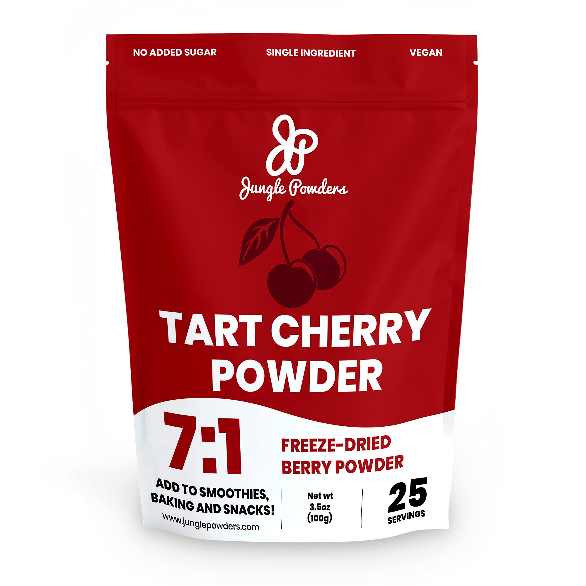 Buy Jungle Powders Tart Cherry Powder 3.5 oz, Powdered Freeze Dried