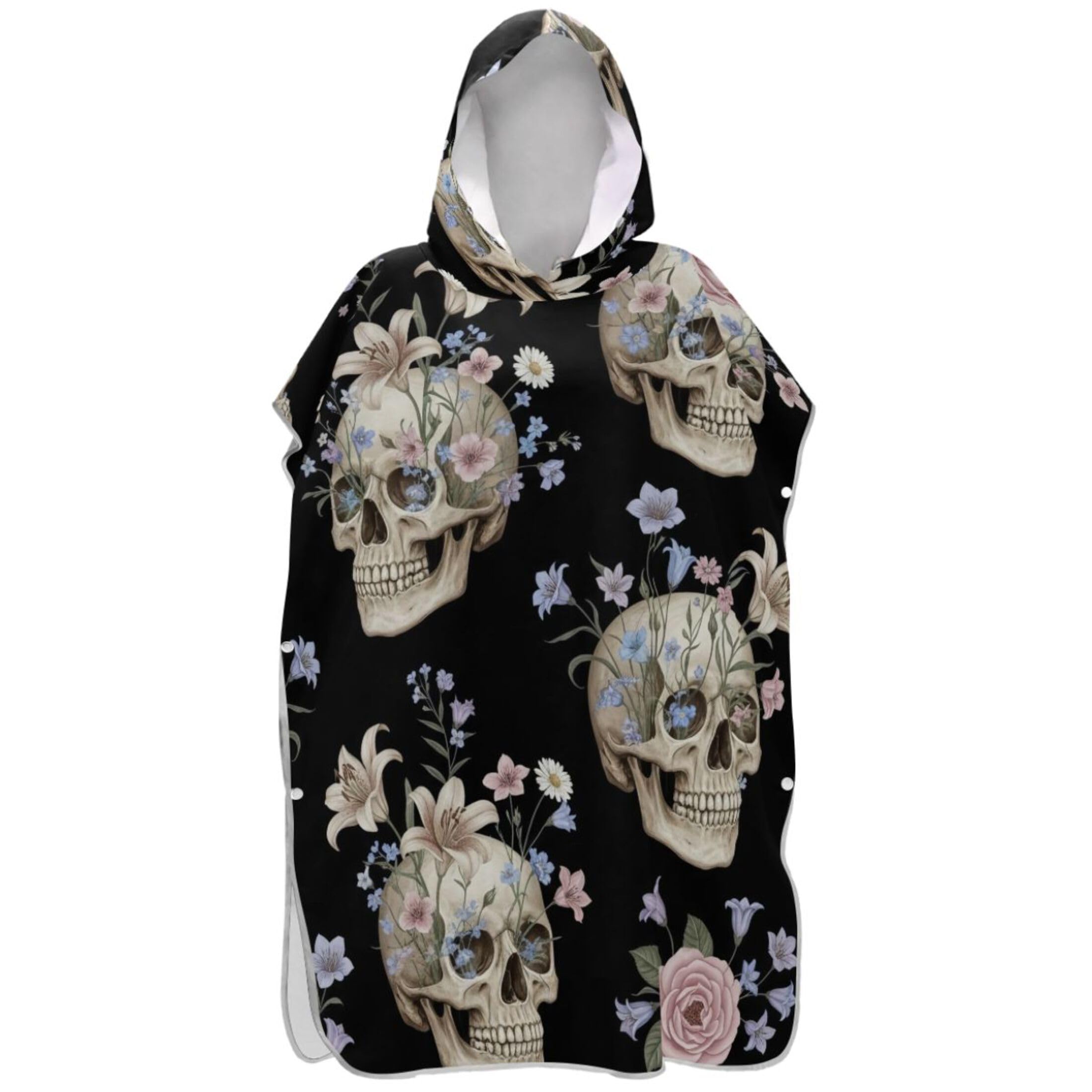 Peignoir noir à langer adulte de qualité supérieure, serviette de bain haut de gamme