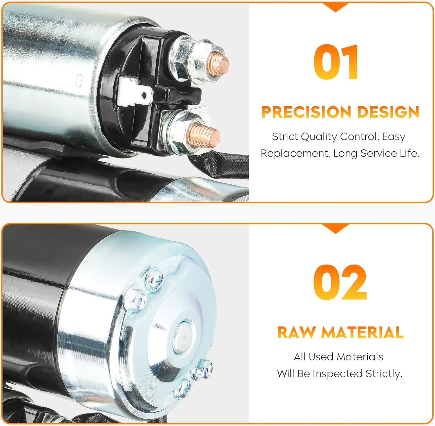 17708 Starter (Only for Automatic) for Hyundai Elantra 96-06 1.8L 2.0L, for Tiburon 97-06, for Tucson 05-09 2.0L, for Kia Spectra 04-06 2.0L, for Spectra5 05-06 2.0L, for Sportage 05-06 2.0L