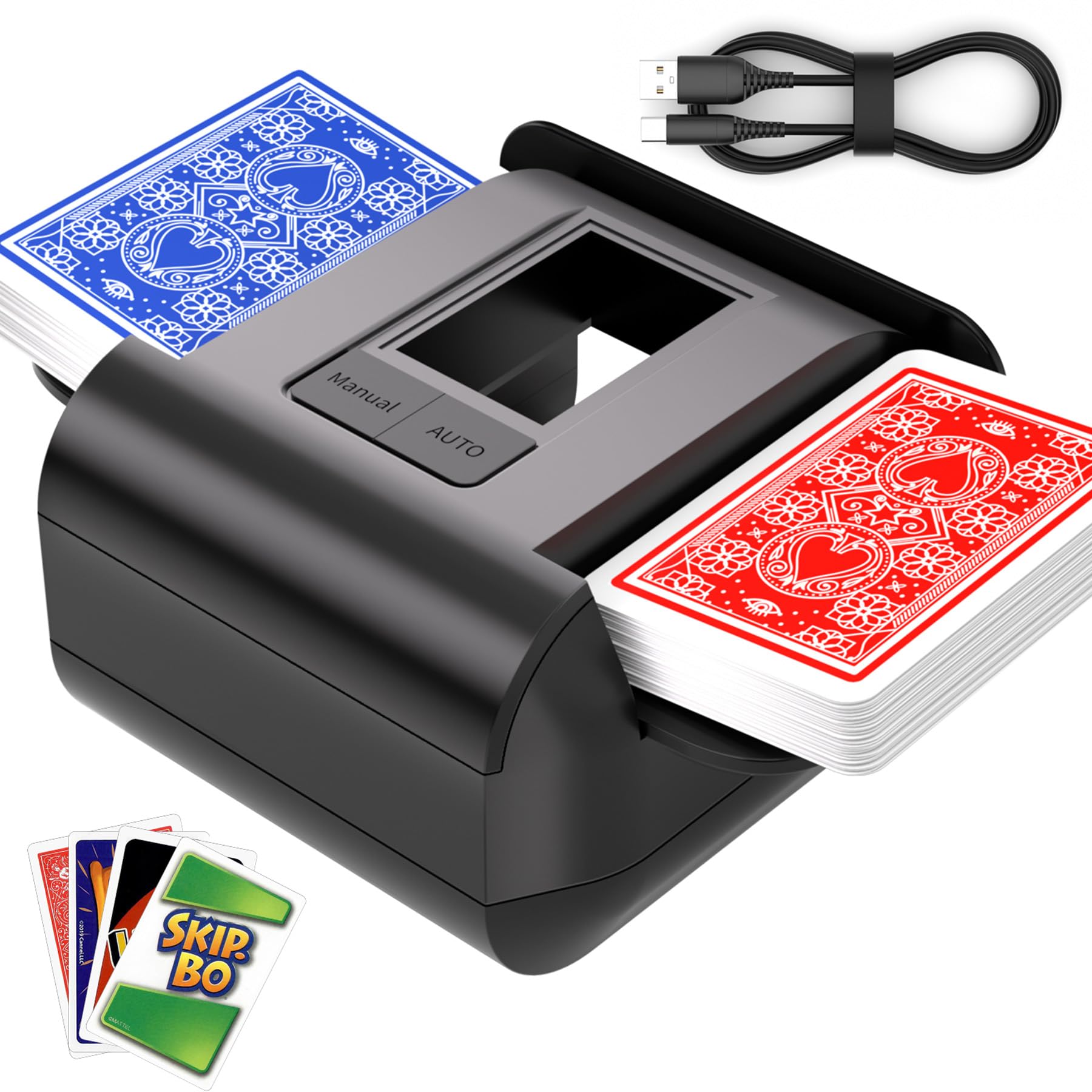 Photo 1 of ATEHIHEB Automatic Card Shuffler