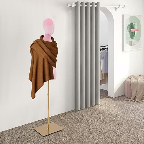 Miniatura 4 de Vestido de maniquí femenino para adultos, torso con base, altura ajustable, maniquí desmontable, modelo de exhibición para exhibición de joyas de