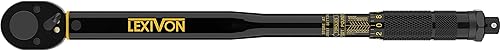 Vista 7 de LEXIVON - Llave dinamométrica de clic de 1/2 pulgada, 10~150 pies-libra/13.6~203.5 Nm (LX-183)