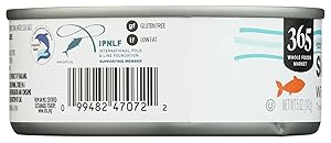 365 by Whole Foods Market, Salted Skipjack Tuna in Water, 5 Ounce