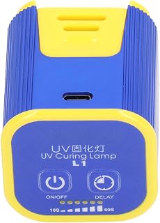 UV Curing Light, Wide Compatibility Blacklight 395-400nm Wavelength 30-60s Timing Broad Utility Type C Interface for Maintenance