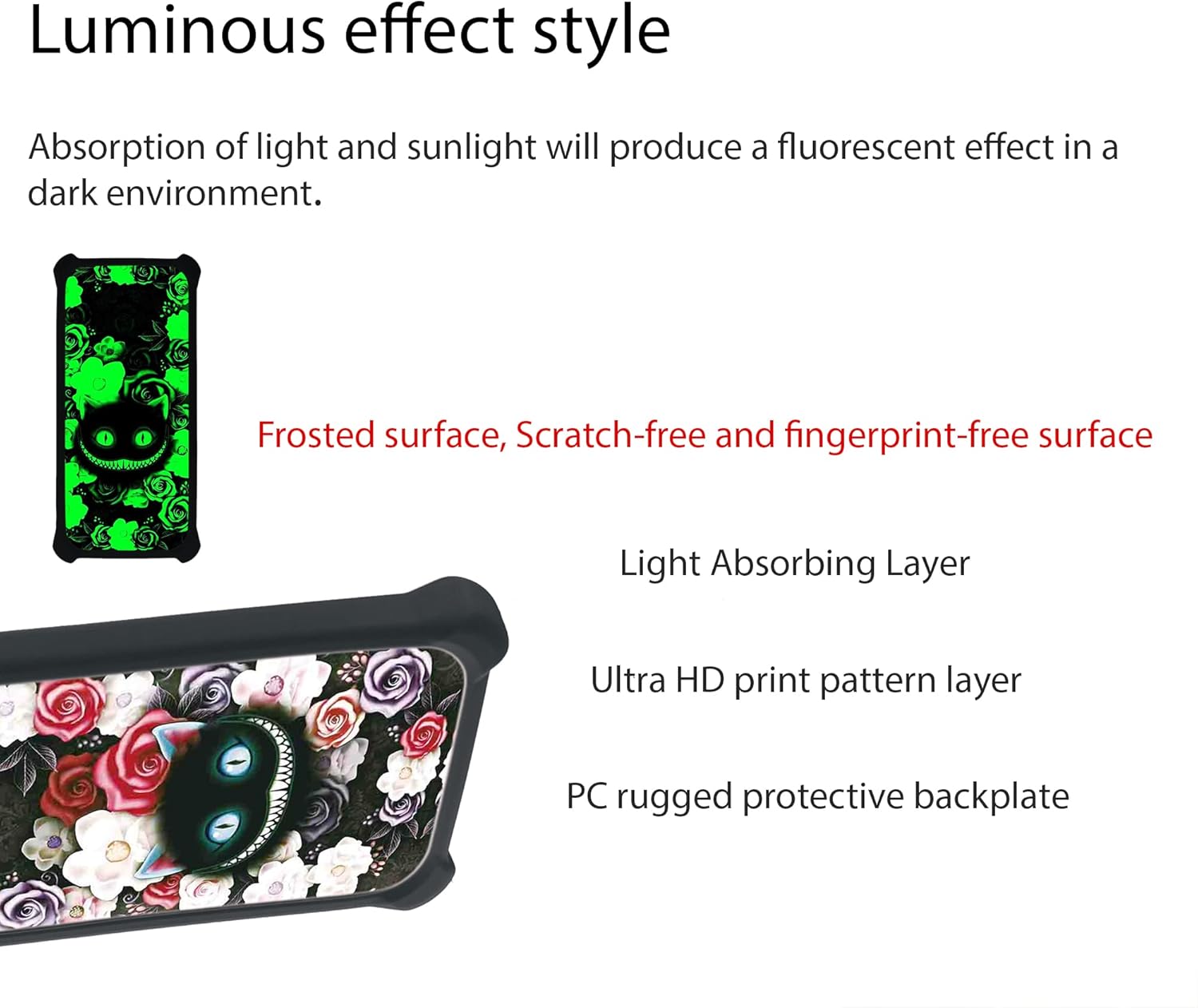 Case for Peaq PSP 400 Case Compatible with Peaq PSP 400 Phone Case Cover [with Tempered Glass Screen Protector][PC + TPU 2 in 1] YGH-LZM