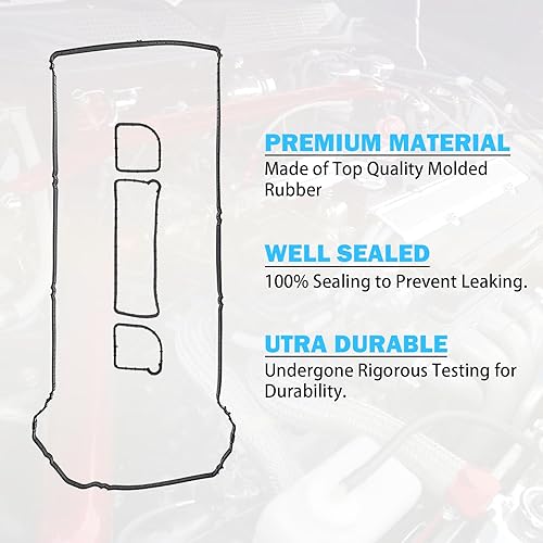 Miniatura 5 de Juego de juntas de tapa de válvula, compatible con Ford Escape, Focus, Funsion, Ranger, Transit Connect, Mazda 3, 5, 6, CX-7, MX-5, Tribute, B2300 -