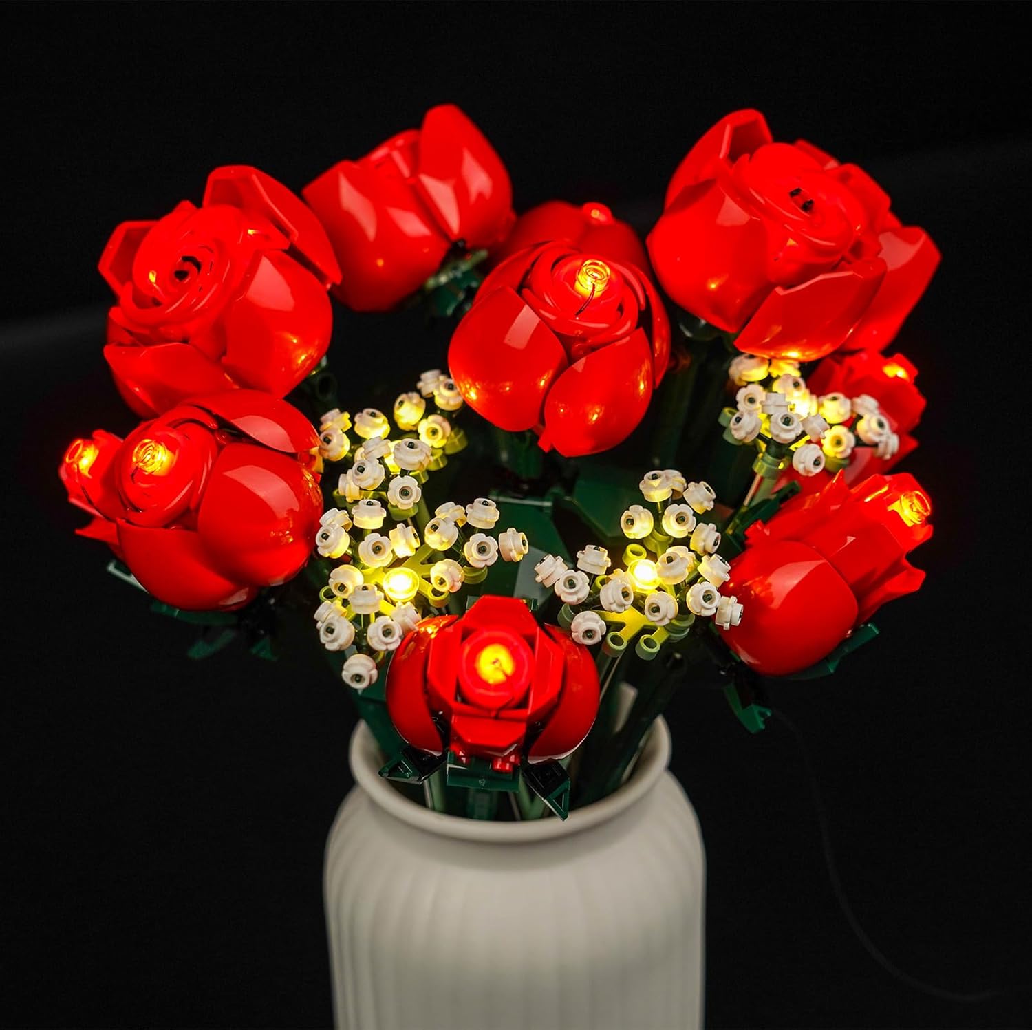 Amazon.com: ZOVESY LED Light Kit for Lego Rose 10328 Artificial Plants ...