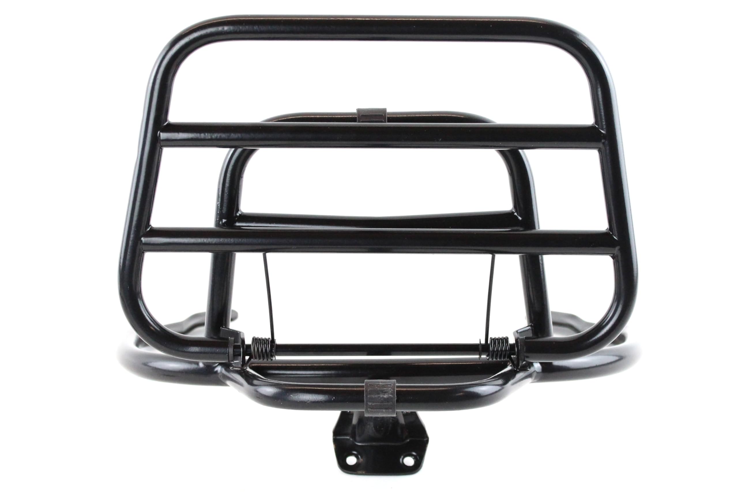 Gepäckträger für Montage hinten Stahl schwarz matt bis 15 kg belastbar Roller Piaggio Vespa Primavera