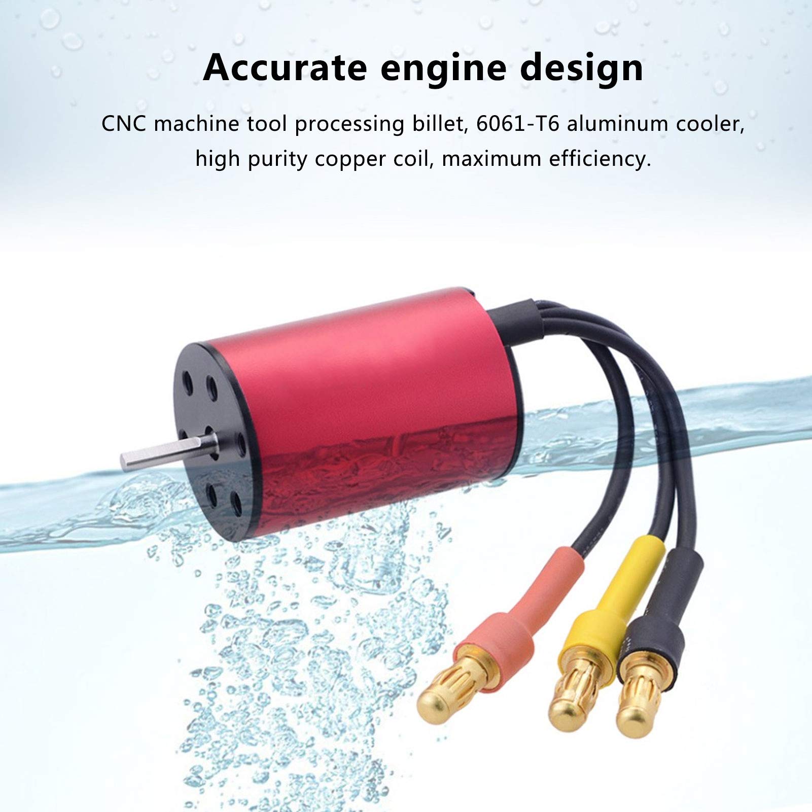 Dilwe RC Motor ESC Set, 3300KV Brushless Motor Speed Controller, 17G Metall Servo Combo Set für RC Car, Model Car, Race Car, Offroad Car, Electric Car