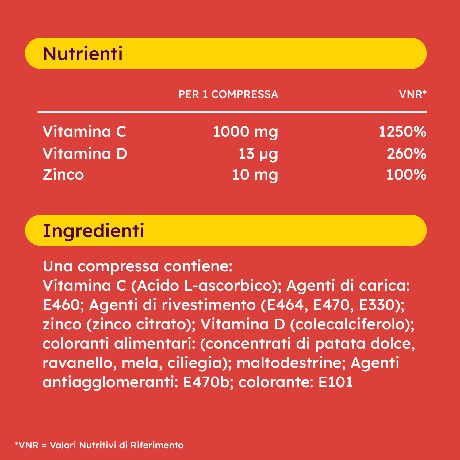 Supradyn Expert Vitamina C 1000 mg + D + Zinco – Integratore Difese Immunitarie Adulti – Vitamina C e Zinco per Sistema Immunitario – 90 Compresse