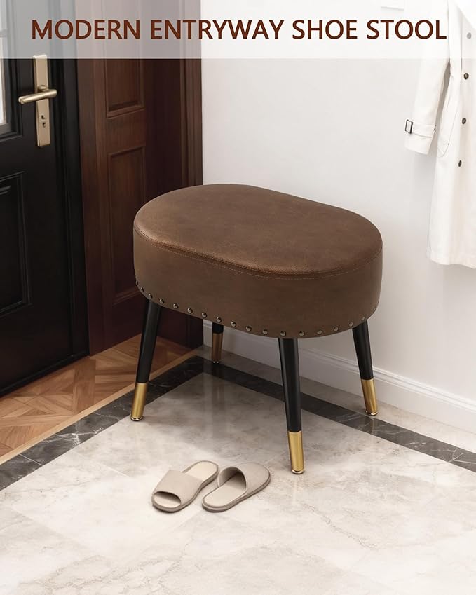 Silla De Oficina Sin Apoyabrazos Marrón miniatura 5