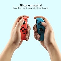 Vista 4 de 6PCS Switch Joycon Silicone Thumb Cap, Non-Slip Silicone Analog Joystick Thumb Stick Grip Cap for Nintendo SwitchOLEDLite Joycon Controller
