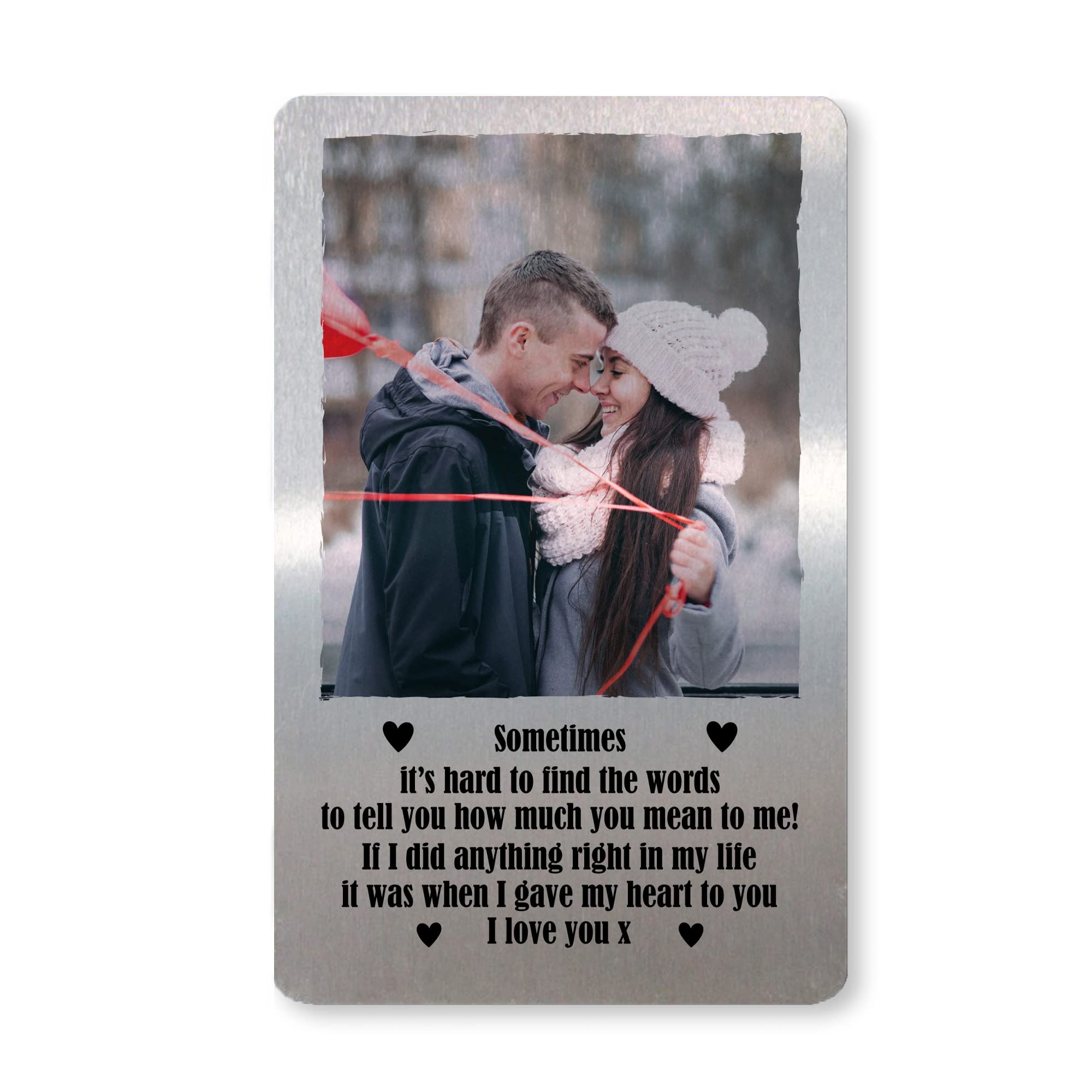 RED OCEAN Personalised Anniversary Soulmate Gifts Boyfriend Husband Girlfriend Wife Gift