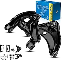 Vista 93 de PHILTOP Kit de suspensión ajustable de elevación de 1-6 pulgadas, 4 piezas de brazos de control superiores e inferiores delanteros compatibles