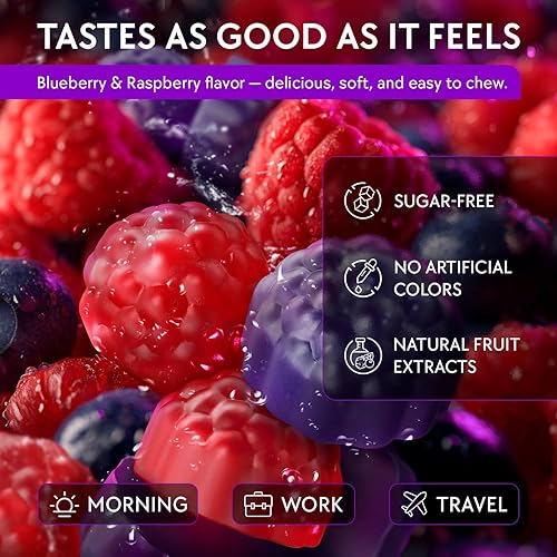 Miniatura 5 de Gomitas de biotina de 10000 mcg para apoyar el crecimiento del cabello, multicolágeno sin azúcar con queratina, sílice y ácido hialurónico, a base