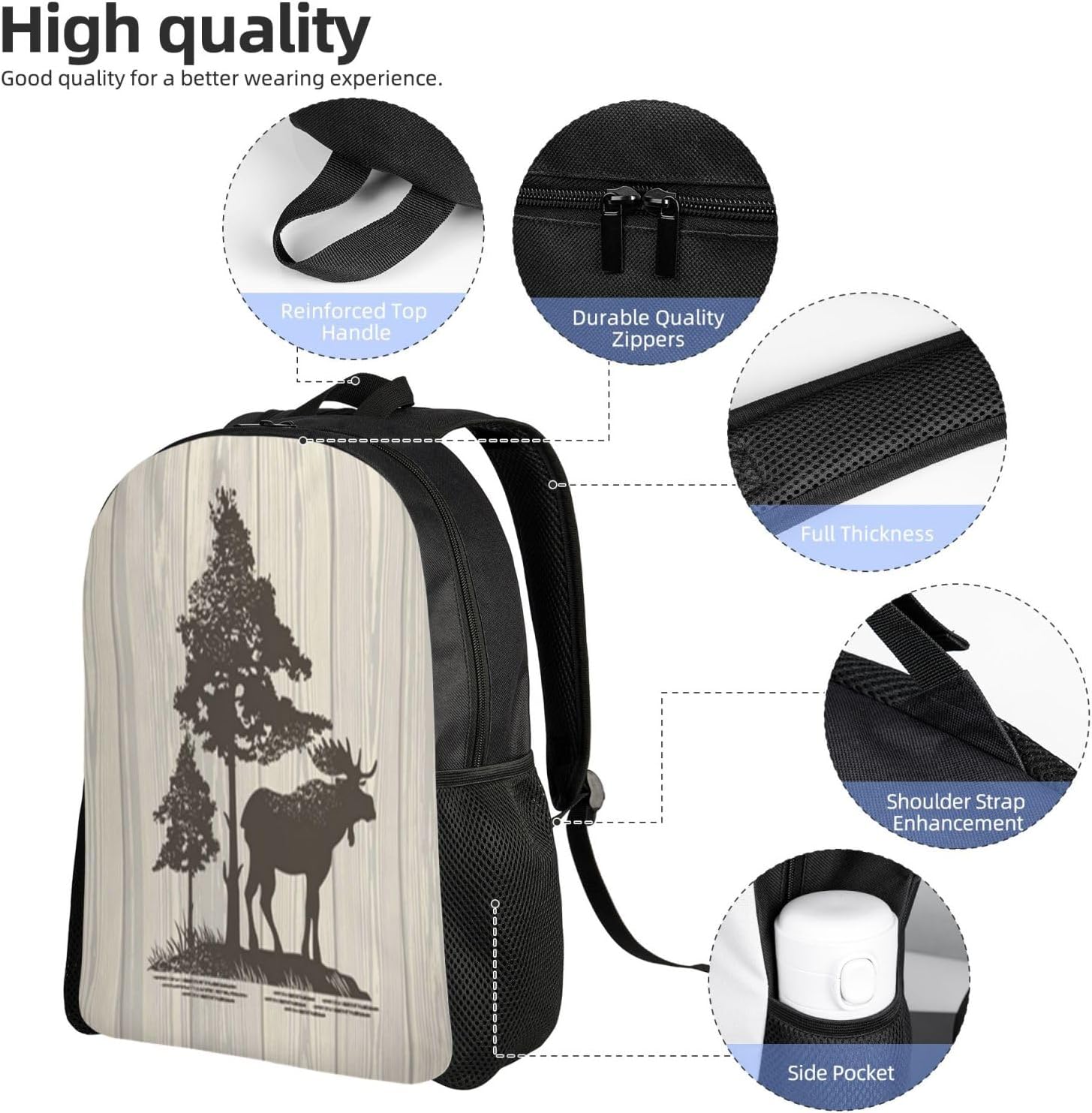 BHGEWOP] 男性と女性のためのデュアルショルダーバッグ、防水ノートブックバックパック、輸送に耐久性があり、ビジネス通勤、大学 BHGEWOP]  男女兼用デュアルショルダーバッグ、防水ノートブックバックパック、持ち運びに耐久性があり、ビジネス通勤、大学での勉 ... [BHGEWOP] 男性と女性のためのデュアルショルダーバッグ、防水ノートブックバックパック、持ち運びに耐久性があり、ビジネス通勤、