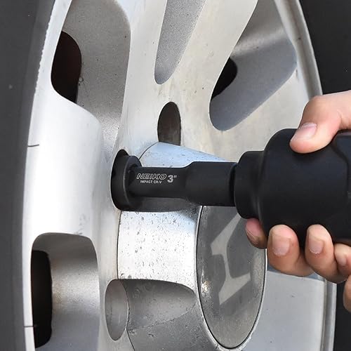 Miniatura 17 de NEIKO 00234A - Juego de barras de extensión de impacto de 3/8 pulgadas, hechas con acero CrV, tamaños de 3 pulgadas, 5 pulgadas y 10 pulgadas, juego