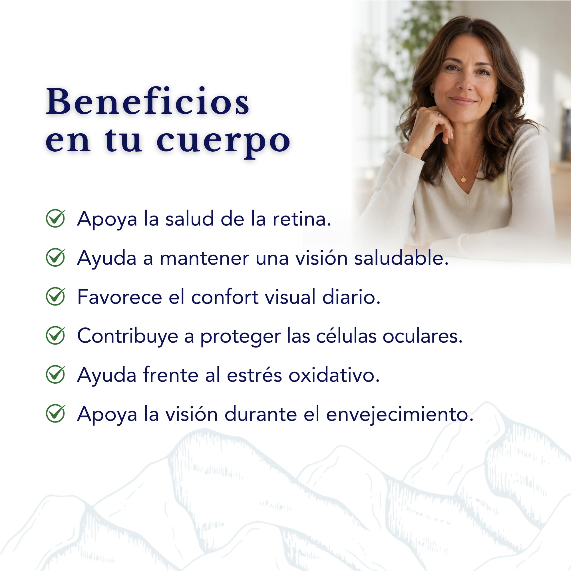 Omega 3 para los ojos con Luteína, Arándano, Vitamina E y Betacaroteno | 28 Dosis Diarias para proteger y mejorar tu visión | Omega 3 para ojo seco