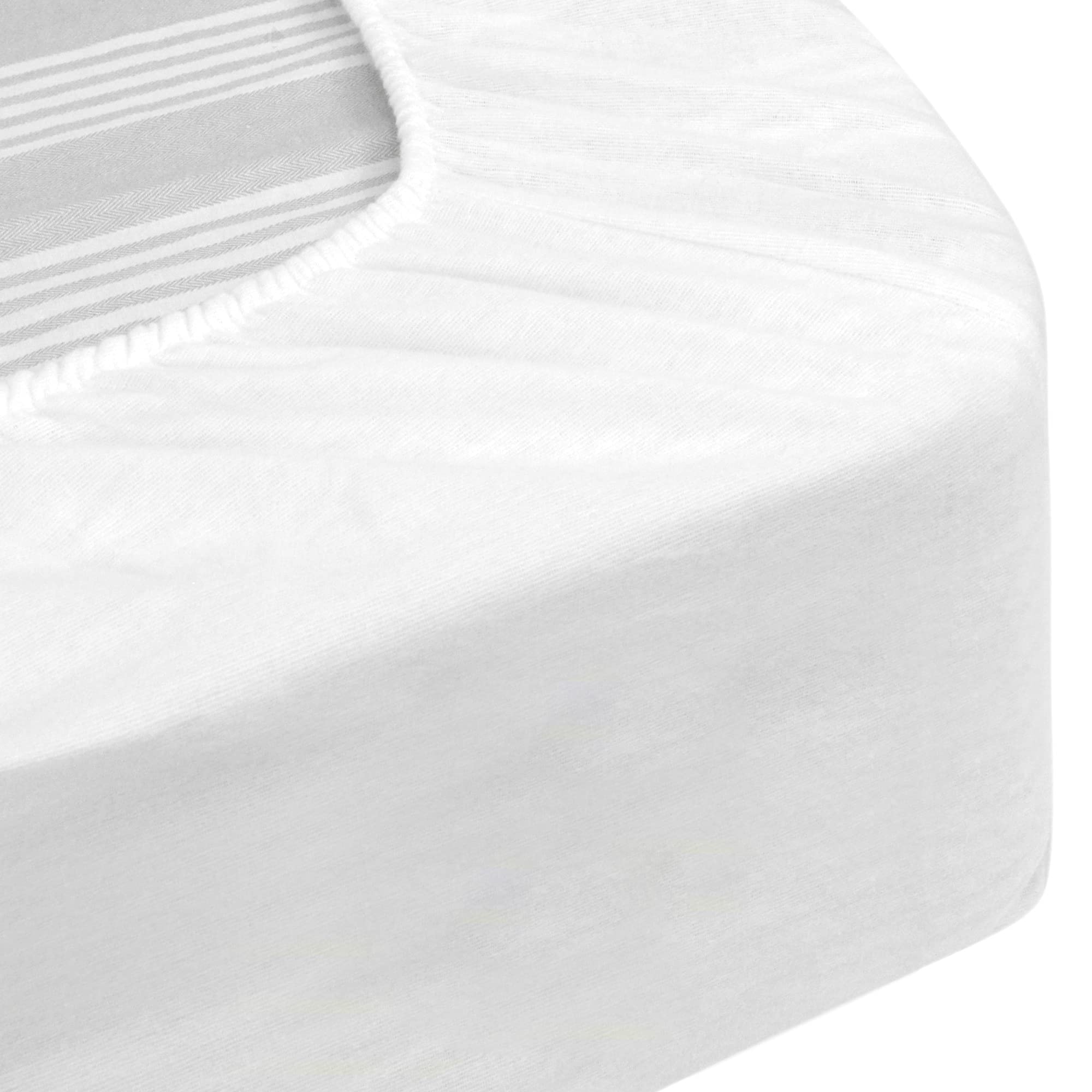 Linnea Protège Matelas imperméable 110x210 cm Bonnet 40cm Arnon Molleton 100% Coton contrecollé polyuréthane