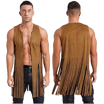 FRINGE VEST SET SUEDE JACKET ブラウンM FRINGE VEST SET SUEDE JACKET ブラウンM FRINGE VEST SET SUEDE