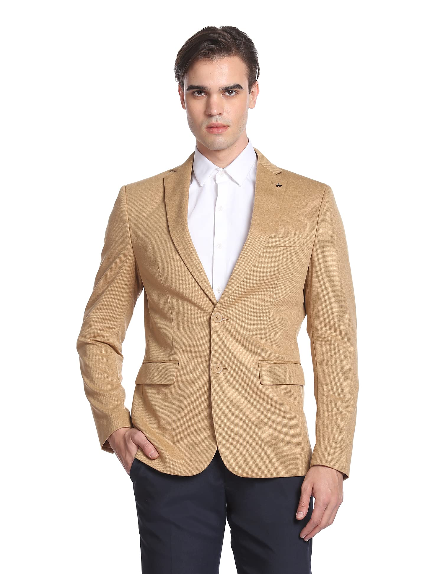 arrow Men's Single Breasted Slim Blazers-picture-35