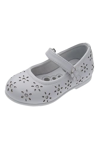 Chicco Ballerina con Strappo, Zapatos Tipo Ballet, Blanco 5, 25 EU